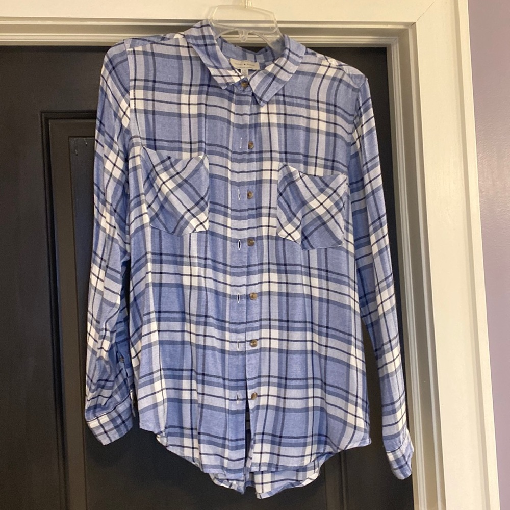 Women’s Lucky Brand Plaid Shirt